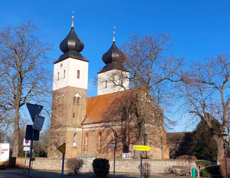 Die Kirche in Tremmen (Ketzin/Havel) in der Nähe der Ferienwohnung der Familie Gerson